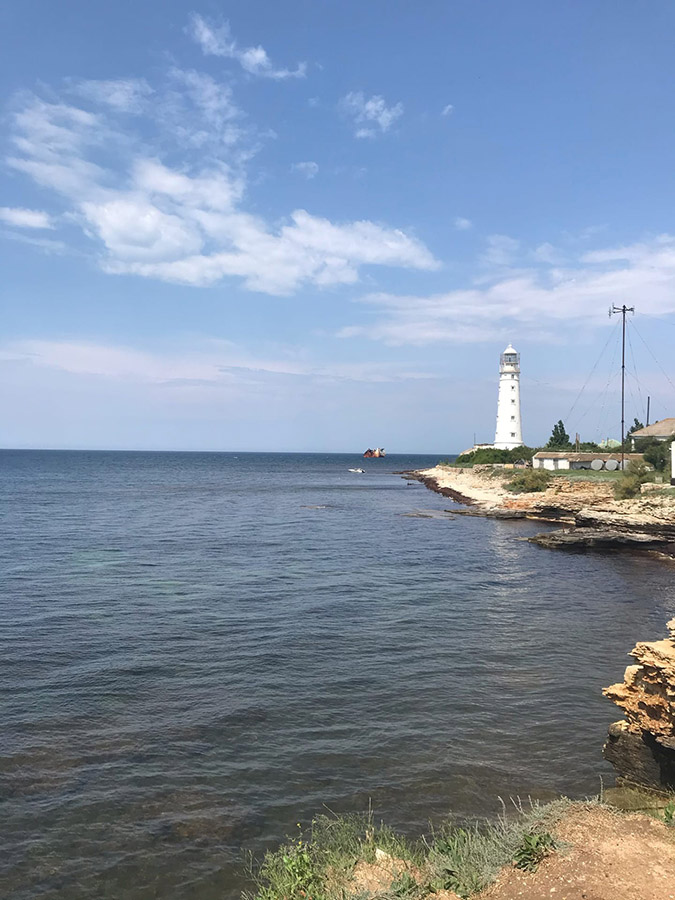 Крым западный берег отдых: маяк 